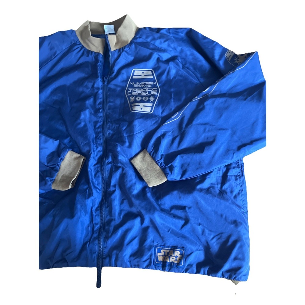 Star Wars Jacket Mens XXXL 3 X Numidian Prime Sabacc League Bomber Coat Galaxy‎